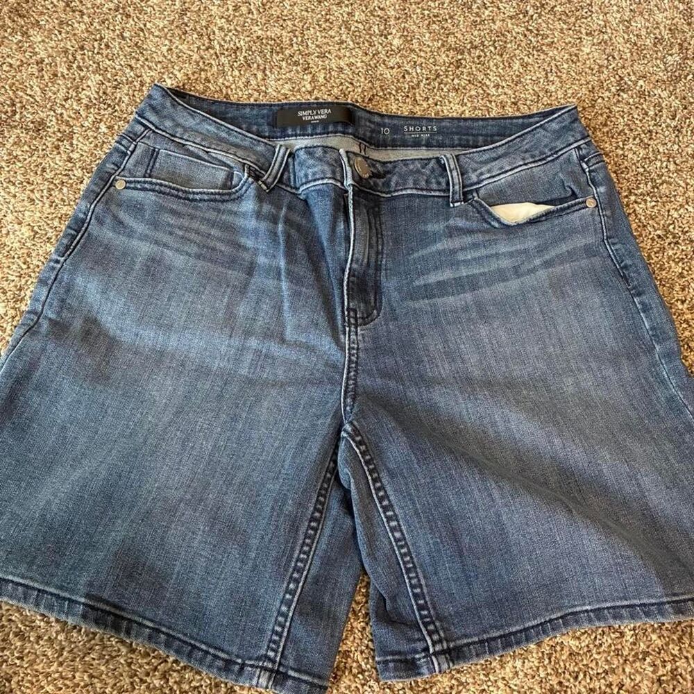 Simply-vera-vera-wang Women's Blue and Navy Shorts